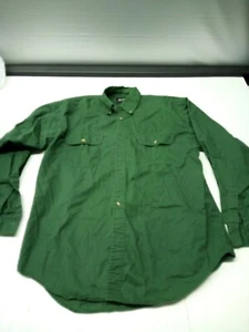 Falcon Bay Gold Label Men’s Long Sleeve Med Button-Down Shirt Green - Picture 1 of 5