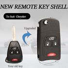 Remote Flip Key Shell For Chrysler Sebring For Dodge Avenger Nitro For Jeep Fob
