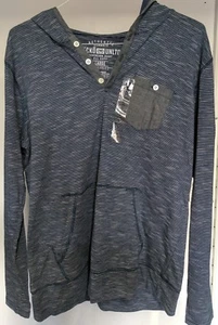 Ecko Men's Border Hoody, Navy Blue - Large - Picture 1 of 5
