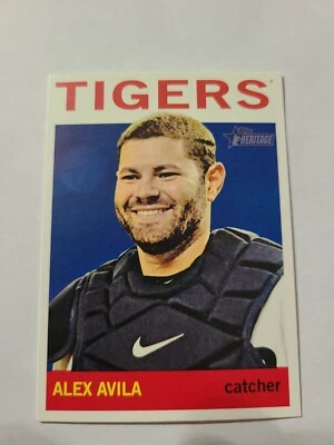 2013 Topps Heritage Baseball Card Alex Avila 19 - Image 1 of 2