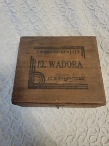EL WADOA CIGAR BOX CIGARS OF QUALITY J.C. WINTER & CO INC QUEENS - Picture 1 of 12