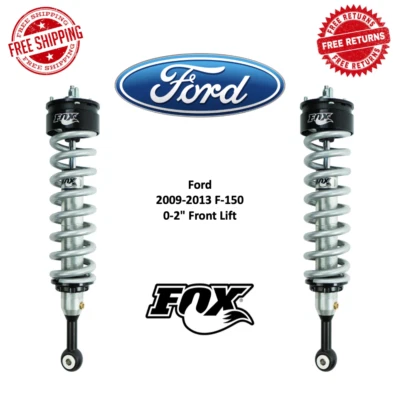 Par de amortiguadores Fox 2.0 Performance Series para Ford F-150 09-13 4x4 0-2" elevación delantera Foto 1 de 4