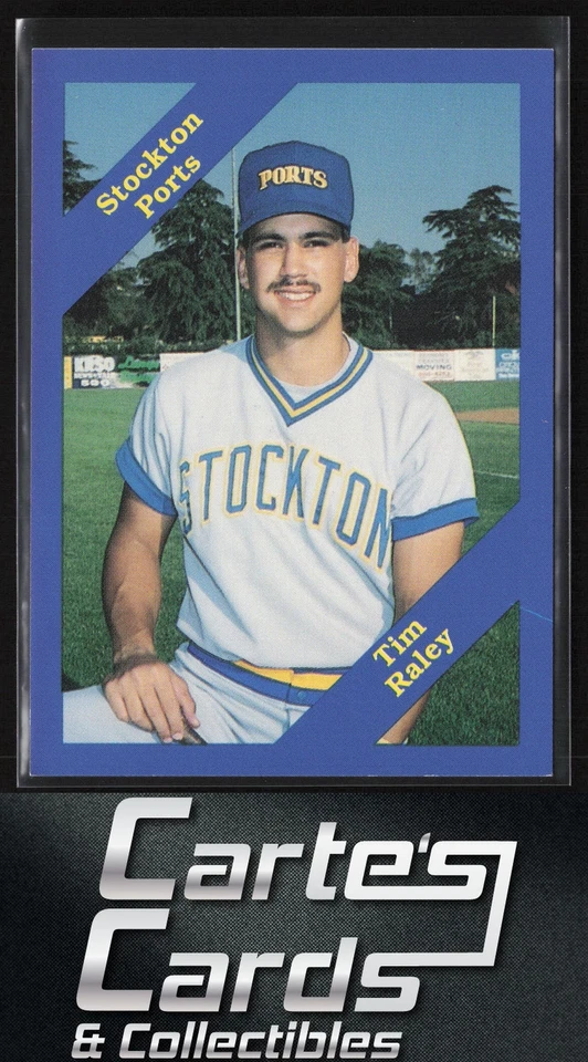Tim Raley 1989 Cal League #169 Stockton Ports - Image 1 of 2
