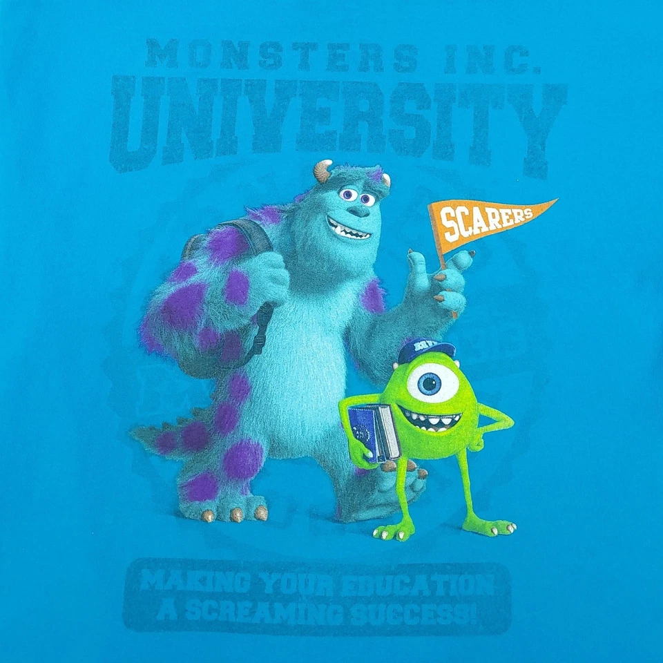 Disney Pixar Monsters Inc University Boys T Shirt Size 18/20 Tops Short Sleeve - Image 1 of 4