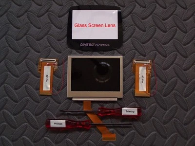 Gameboy GBA MOD LCD Backlight Kit 32 or 40 Pin GBA SP AGS-101 Backlit LCD/Glass - Image 1 of 2