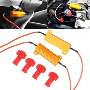 50W 6 OHM LED Can-Bus RESISTORS WARNING CANCELLER FAST FLASH INDICATOR FOR LED - Picture 1 of 4