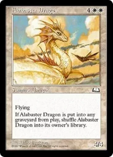 MTG - ALABASTER DRAGON - Weatherlight - Image 1 of 1