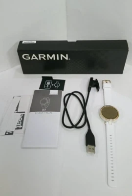 Garmin Lily Sport Edition Fitness Smartwatch White Japan Used Tested - Image 1 of 3