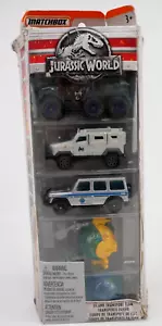 Jurassic World Island Transport Team (2017) Colección Matchbox Paquete de 5 coches de juguete - Imagen 1 de 15