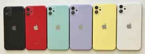 Carcasa para Apple iPhone 11 Chasis Marco Cubierta Trasera Vidrio Original A2111 - Imagen 1 de 8