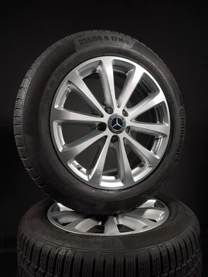 4 Winterräder 225 55 R17 Mercedes E-Klasse W213 S213 A238 C238 17" Alufelgen RDK - Bild 1 von 4