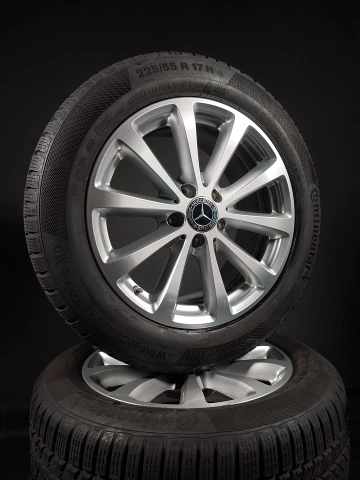 4 Winterräder 225 55 R17 Mercedes E-Klasse W213 S213 A238 C238 17" Alufelgen RDK - Bild 1 von 4