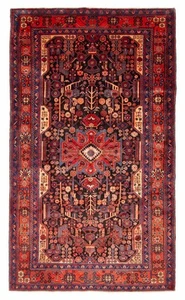 Traditional Vintage Hand-Knotted Carpet 5'5" x 9'6" Wool Area Rug - Picture 1 of 9