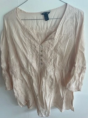 ++ Damen Umstandsmode H&M MAMA Bluse Hemd  Tunika lachs Gr. XL  ++ - Bild 1 von 3