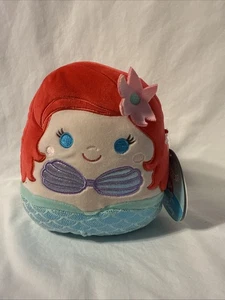 Peluche Walt Disney Sirenetta ARIEL Squishmallows 7" GIOCATTOLO IMBOTTITO NUOVO con ETICHETTA - Foto 1 di 7