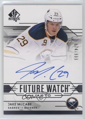 2014-15 SP Authentic Future Watch Auto /999 Jake McCabe #263 Rookie Auto RC - Image 1 of 2