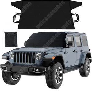 Car Snow Cover For Jeep Wrangler w/S-Hook Straps 600D Oxford Winter Car Cover - Picture 1 of 13