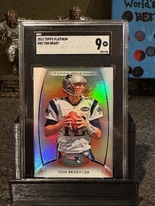 2012 Topps Platinum - Tom Brady #50 SGC 9 Patriots GOAT - Bild 1 von 2
