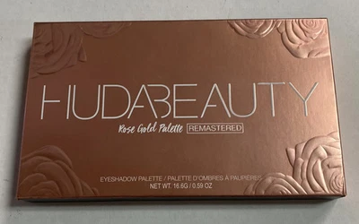 Paleta de sombras de ojos Huda Beauty oro rosa remasterizada ~ 100% auténtica ~ nueva en caja Foto 1 de 4