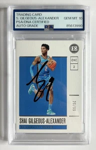 Shai Gilgeous Alexander Signed 2019-20 Panini Encased #34 /99 PSA/DNA 10 Auto - Picture 1 of 2