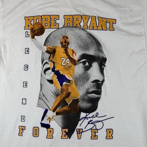 L.A Lakers T- Shirt Legends Are Forever Kobe Bryant Large White - Picture 1 of 8