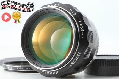 [Casi COMO NUEVO] Lente Minolta MC ROKKOR PG 58mm f/1.2 Hawk Eye MF Prime... - Imagen 1 de 4