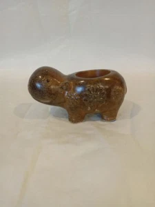 Takahashi San Francisco Hippopotamus Figurine Candle Holder House Hippo D13 - Picture 1 of 6