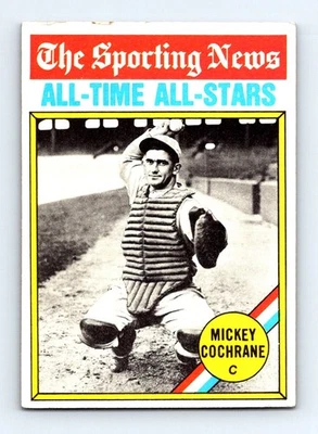 #348 1976 Topps Mickey Cochrane Detroit Tigers - Image 1 of 2