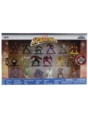Jada Nano Metalfigs Collection Spider-Man 18-Pack Series 8 Die-Cast Marvel New - Image 1 of 3