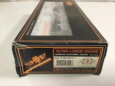 MTH ELECTRIC HO PROTOSOUND 3 MODEL SD 70 M-2 DIESEL ENGINE NORFOLK SOUTH #2649 - Image 1 of 4