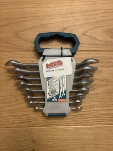 Total Tools 8 PIECE  Set Double Open End Spanner set THT102386 - Picture 1 of 3