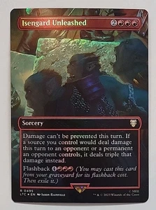 MTG HERR DER RINGE ISENGARD UNLEASHED LTC 0495 RARE FOIL UNIVERSES BEYOND - Bild 1 von 2