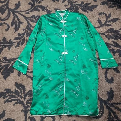 Ropa vintage Rajawongse UBOL Tailandia 100 % seda mujer Tang Foto 1 de 4