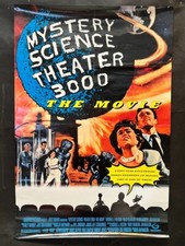 MYSTERY SCIENCE THEATER 3000 rare US one sheet Movie Poster 80s Sci-Fi Tv Series