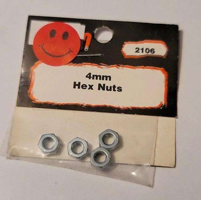 Du-Bro Hex Nuts 4mm DuBro Rc Hardware 4 pcs Airplane Boat Car Helicopter 2106 - Image 1 of 1