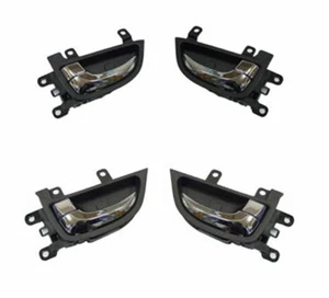 4pc Chrome Coating Door Inside Handle for 2011-2015 Hyundai Elantra 4-door Sedan - Picture 1 of 1