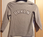 DIVIDED by H&M Shirt  grau meliert  mit Print "BRKLN"  ca. Gr. XXS  neuwertig