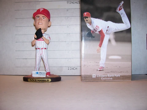 2013 COLE HAMELS BOBBLEHEAD SGA PHILADELPHIA PHILLIES SGA MINT Cover