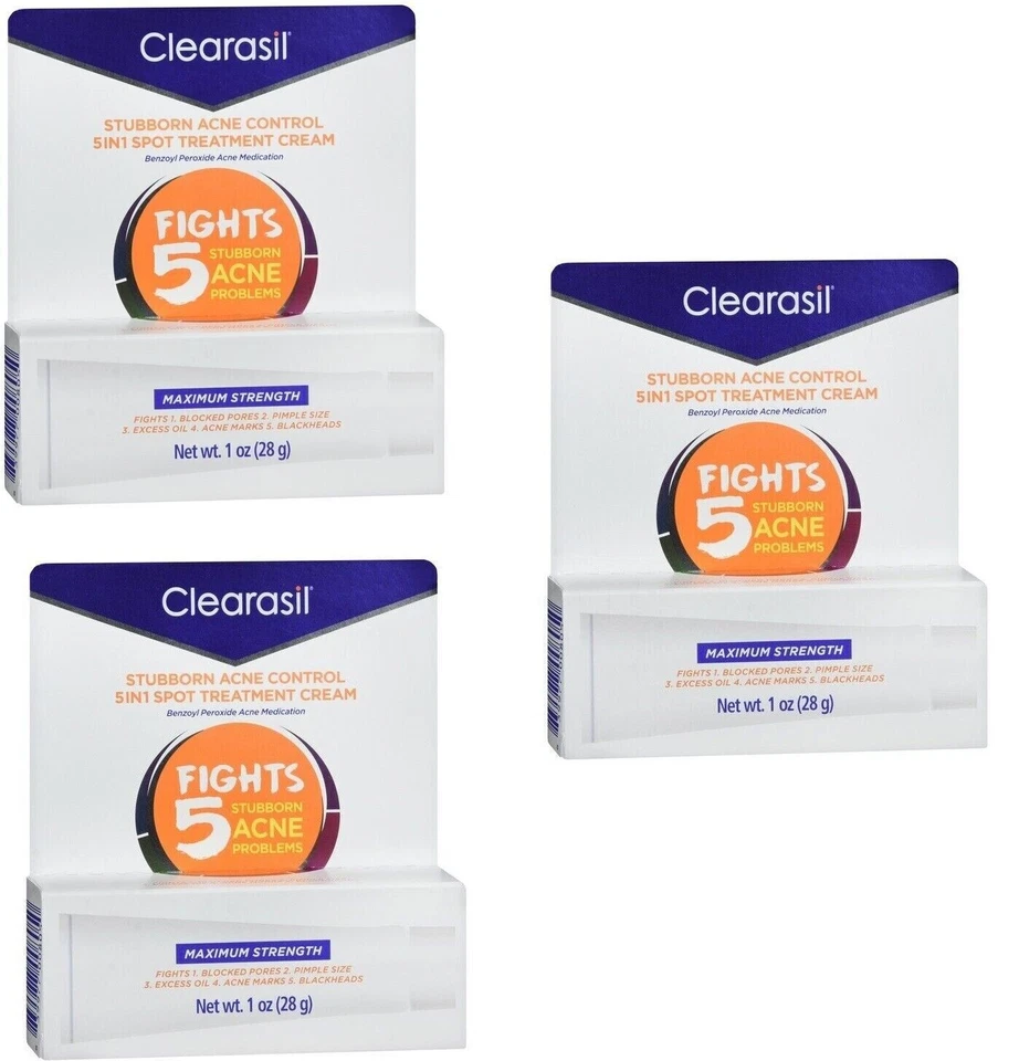 Clearasil Daily Clear Acne Treatment Cream 1 oz each *Three Pack* - Image 1 of 1