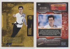 2021 Skybox Metal Universe Champions PMG Orange /100 Vincent Zhou #62