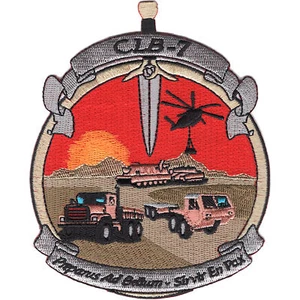 CLB-7 Combat Logistics Battalion Seven Patch - Picture 1 of 6