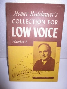 Homer Rodeheaver's Collection For Low Voice Number 1 (Paperback) - Picture 1 of 7