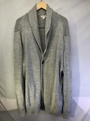 Suéter Merona XXL Mujer Gris Cárdigan Tejido con Botones 2XL Peso Pesado Preppy Foto 1 de 4