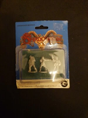 Grenadier Miniatures Shadowrun News Team Pack 1323 Metal Models TSR D&D Off Card - Image 1 of 4