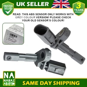 ABS SPEED SENSOR FOR AUDI Q3 SEAT ALHAMBRA SKODA SUPERB VW CC GTOOLF REAR 2X - Picture 1 of 13