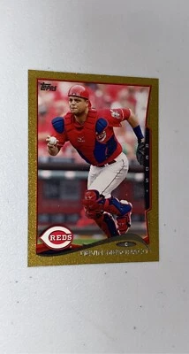 2014 Topps Mini Gold Devin Mesoraco /63 #393 Cincinnati Reds Foto 1 de 4