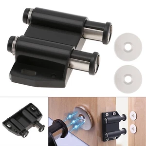 Double Magnetic Cabinet Furniture Door Touch Push To Open Latch Catch w/ Screw - Picture 1 of 12