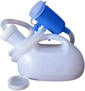 Men's 2000ML Portable Potty Pee Bottle Male Urinal Collector for Hospital Campin - Picture 1 of 28