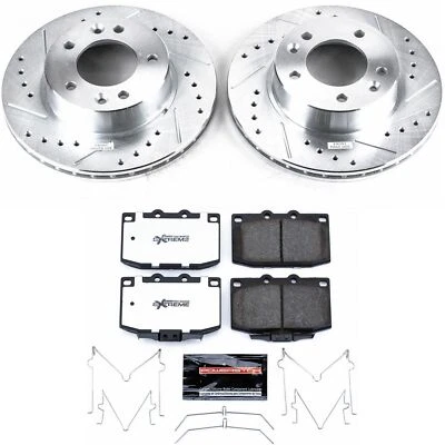 Kit de frenos de disco PowerStop - Delantero - Se adapta a Mazda RX-7 1986-1991 Z26 Street Performa Foto 1 de 4