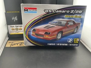 Monograma '85 Camaro Z/28 Dream Rides Kit Plástico Escala 1:24 Caja Abierta Nuevo 🐝 - Imagen 1 de 5